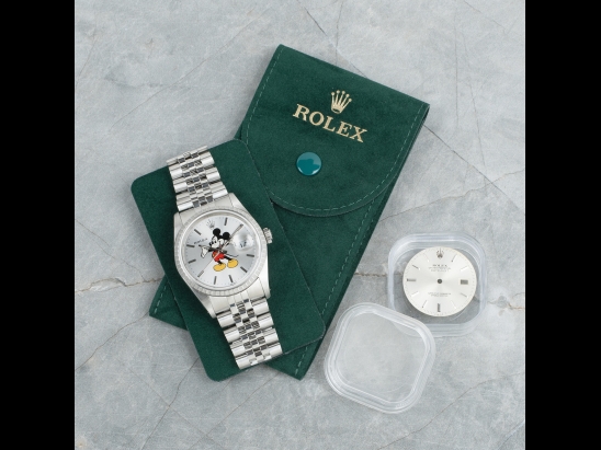 Rolex Datejust 36 Custom Topolino Jubilee Mickey Mouse - Double Dial 16220